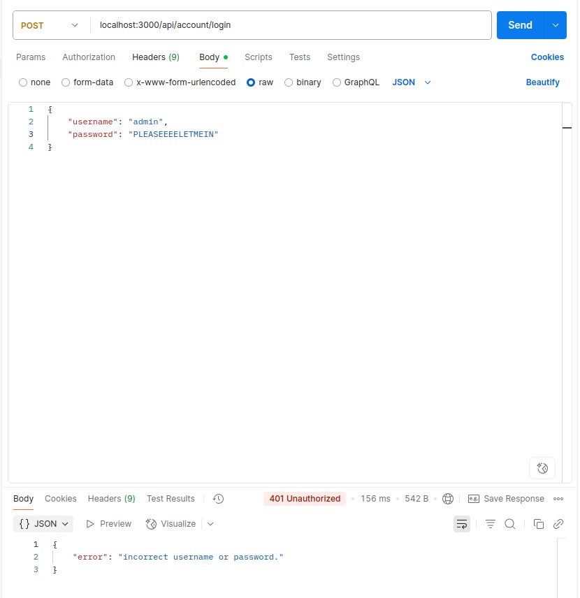 image of postman testing the api