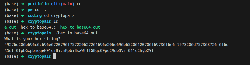 Program Output Screenshot