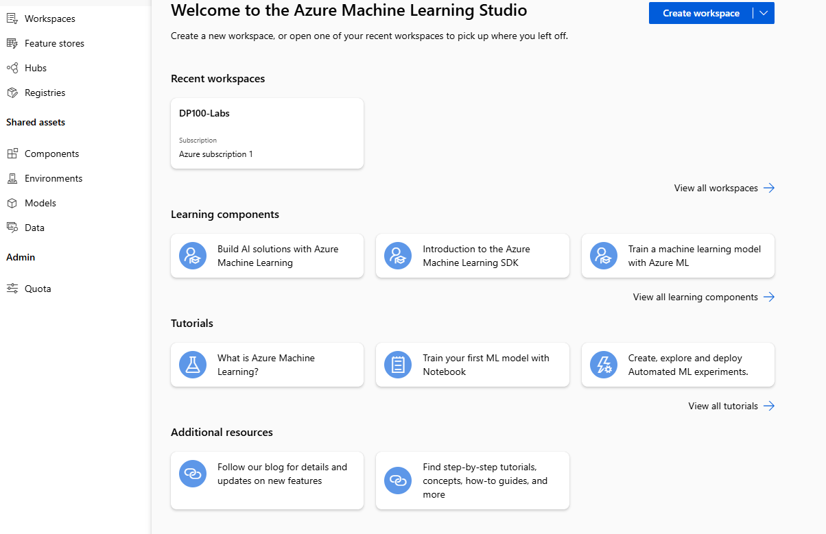 azure machine learning studio